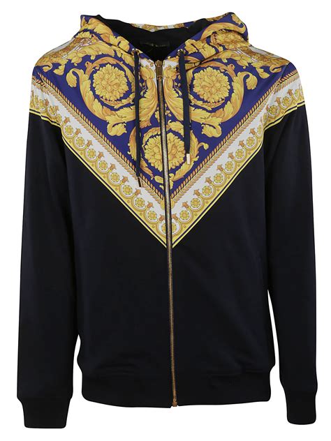 cheap versace sweatshirt mens|Versace barocco hoodie.